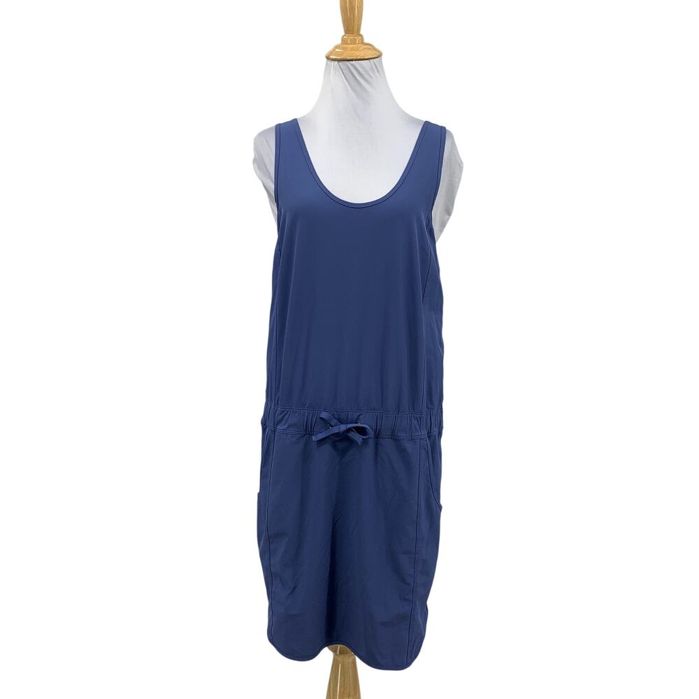 Patagonia Dress Womens M Medium Cadet Fleetwith Cross Back Dropped Waist Pockets